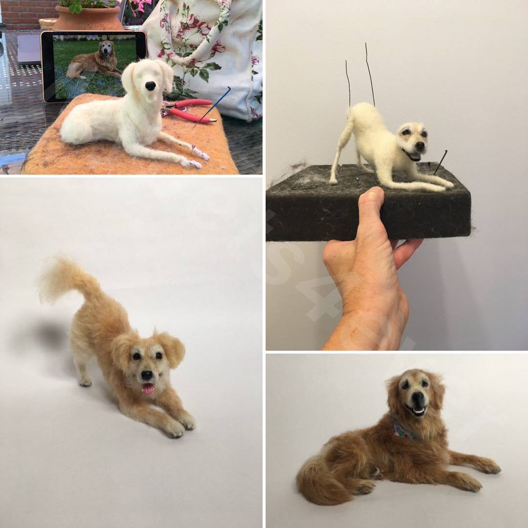 Miniature Wool Felted Pet